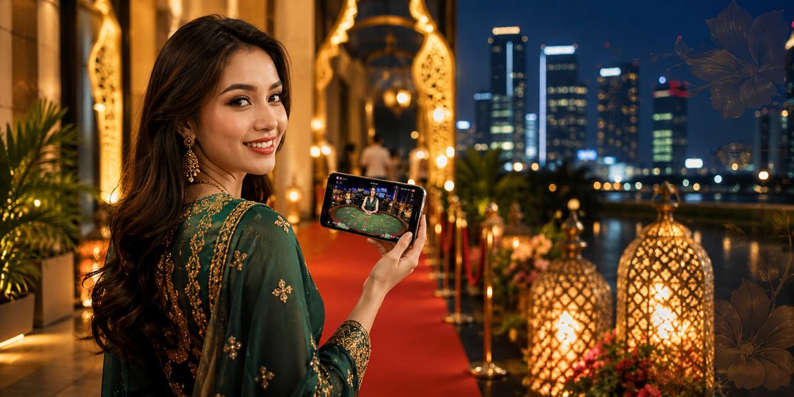 Pemain kasino mudah alih di Petaling Jaya menikmati permainan popular semasa Hari Raya
